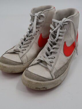Nike Blazer Mid 77 Sneakers Youth 6.5Y White Orange High Top DA4086-011